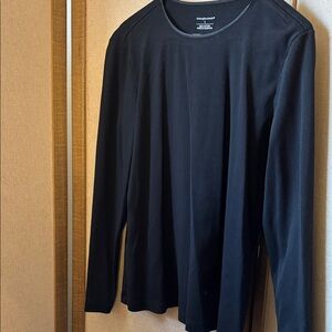 Christopher and Banks Black Long Sleeve Shirt Large